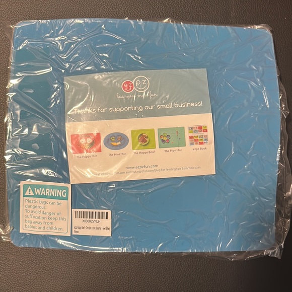 NEW ezpz silicone happy bowl suction baby toddler - Picture 2 of 2